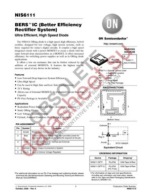 NIS6111QPT1G datasheet  